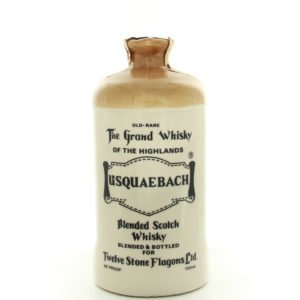 Usquaebach: The Grand Whisky of the Highlands (Late 1950s) – whisky bottle