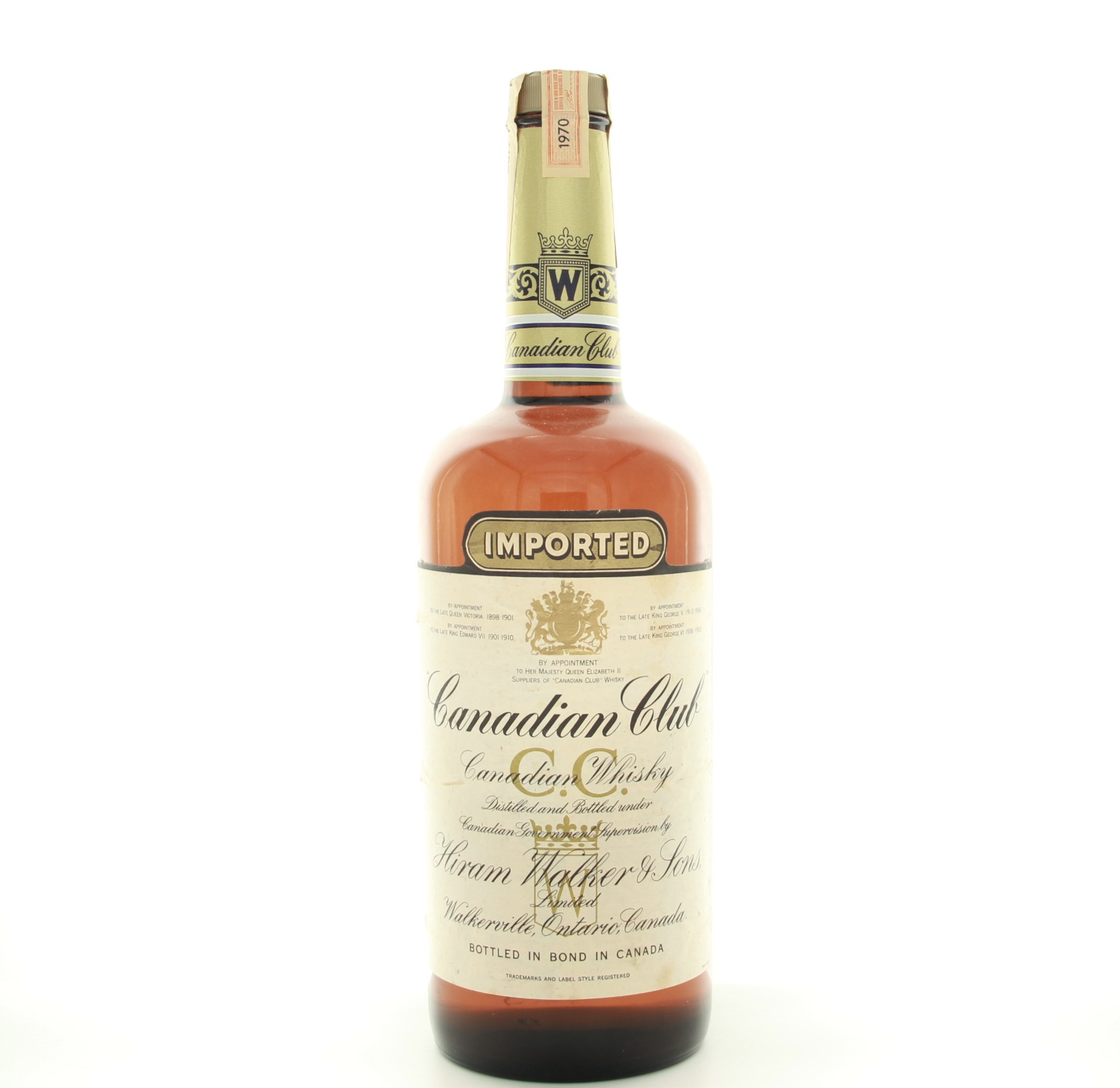 Canadian Club Imported 1970 1lt 100cl 43.4% Canada Whisky
