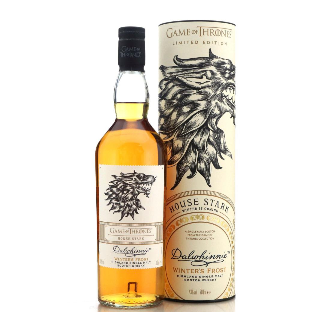 Dalwhinnie Winter's Frost Game of Thrones - House Stark – whisky bottle