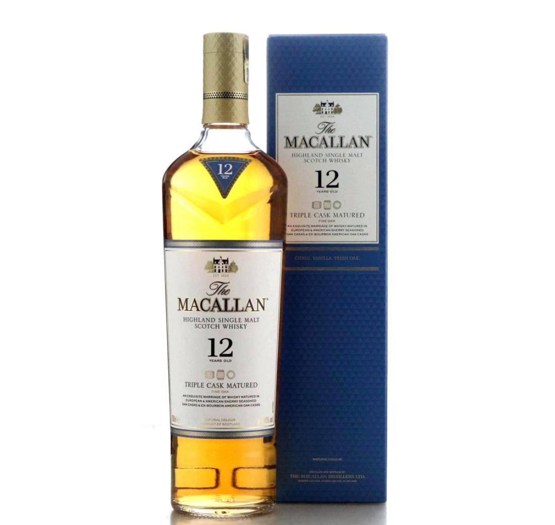 Macallan 12 Year Old Triple Cask Matured 70cl 40% Whisky 