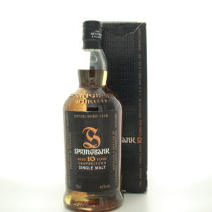 Springbank 10 Year Old (2000’s Edition) – whisky bottle