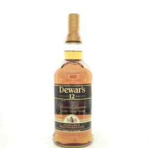 Dewar’s 12 Year Old Special Reserve – whisky bottle