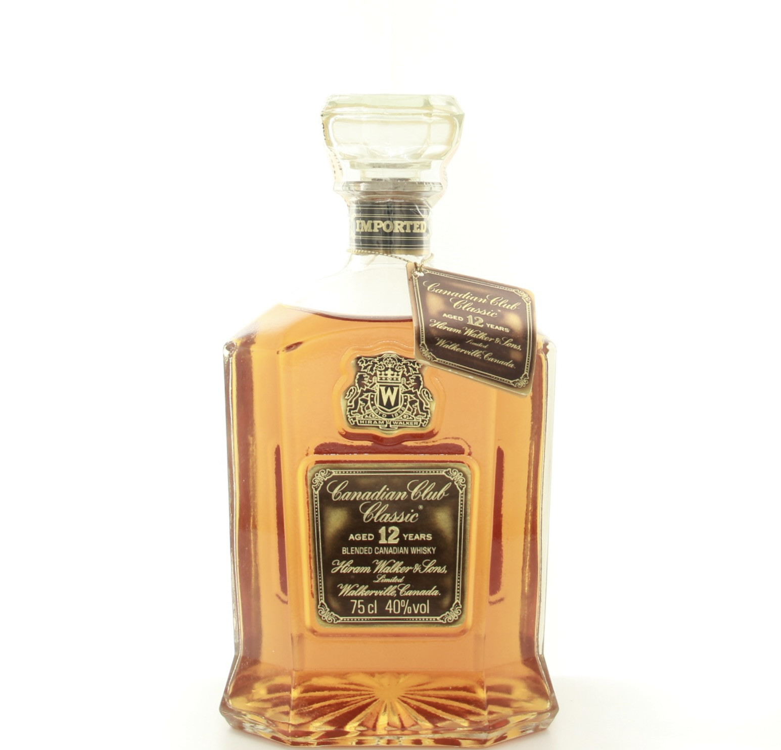 Canadian Club Classic 12 Year Old 1975 75cl 40% Canada Whisky