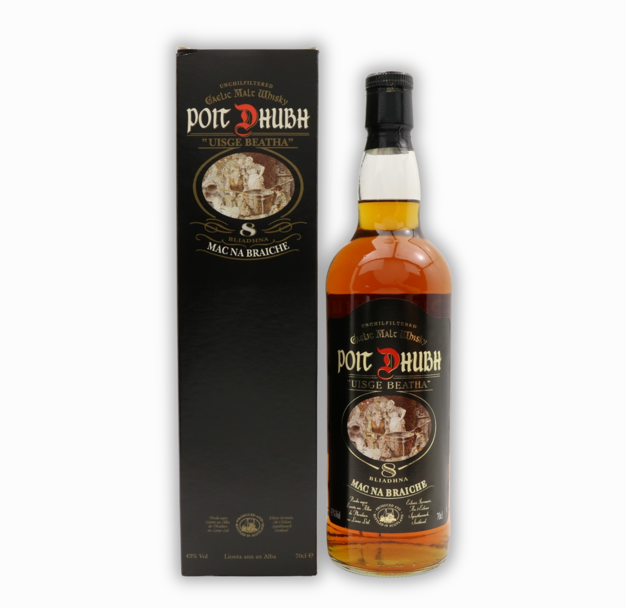 Poit Dhubh 8 Year Old – Early 2000s 70cl 43% Whisky 