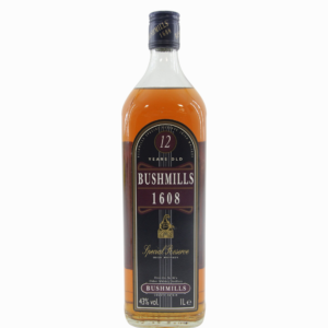 Bushmills - 12 Years Old - 1608 Special Reserve – whisky bottle