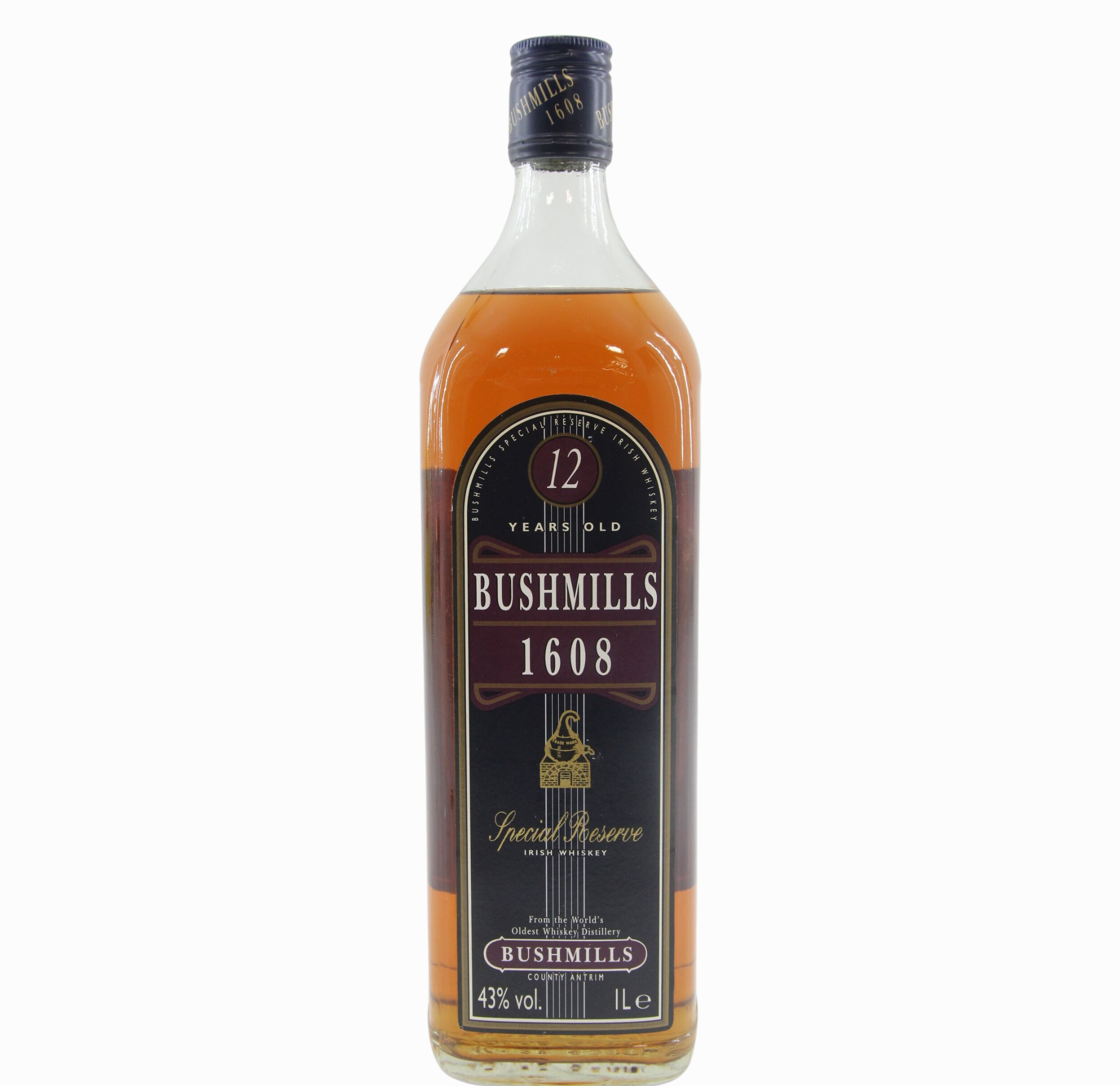 Bushmills – 12 Years Old – 1608 Special Reserve 100cl 43% Ireland Whisky