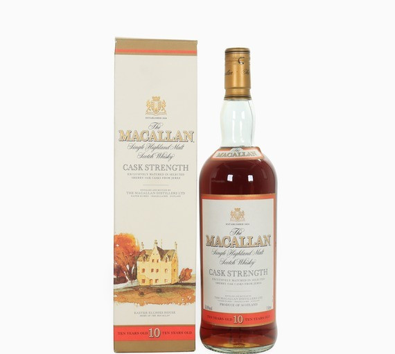Macallan – 10 Year Old (Cask Strength) 1 Litre Whisky 