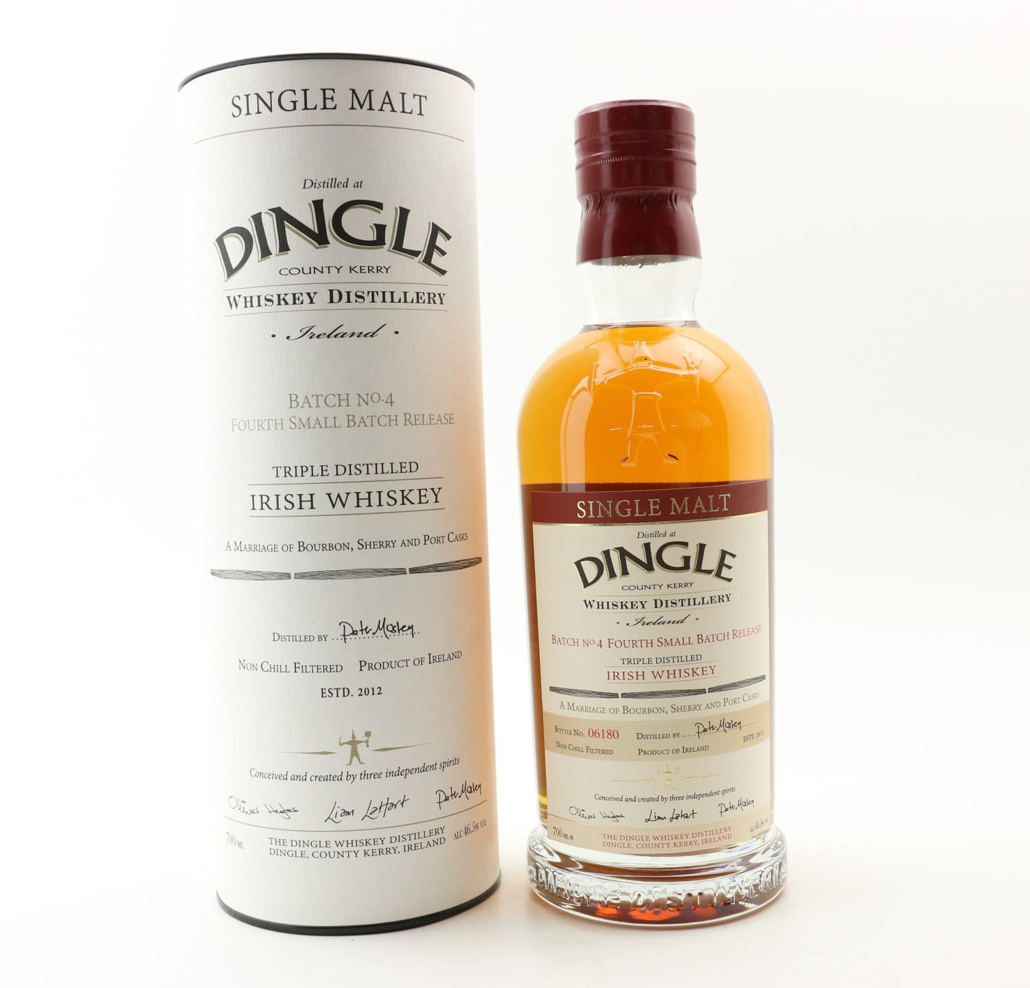Dingle Single Malt Batch #4 – whisky bottle