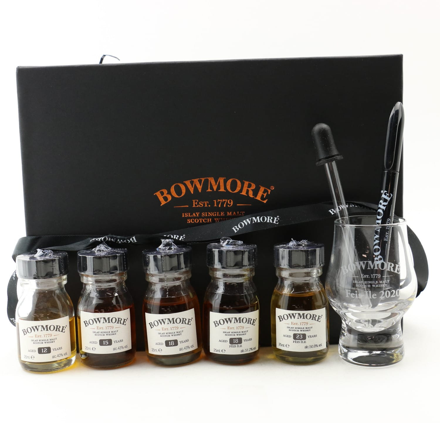 Bowmore Tasting Set Feis Ile 2020 Minis 5 x 2.5cl 2.5cl 40% Whisky 