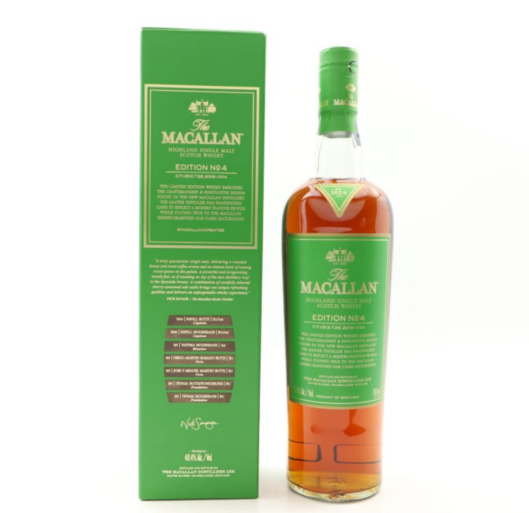Macallan Edition No4 75cl 75cl 48.4% Whisky