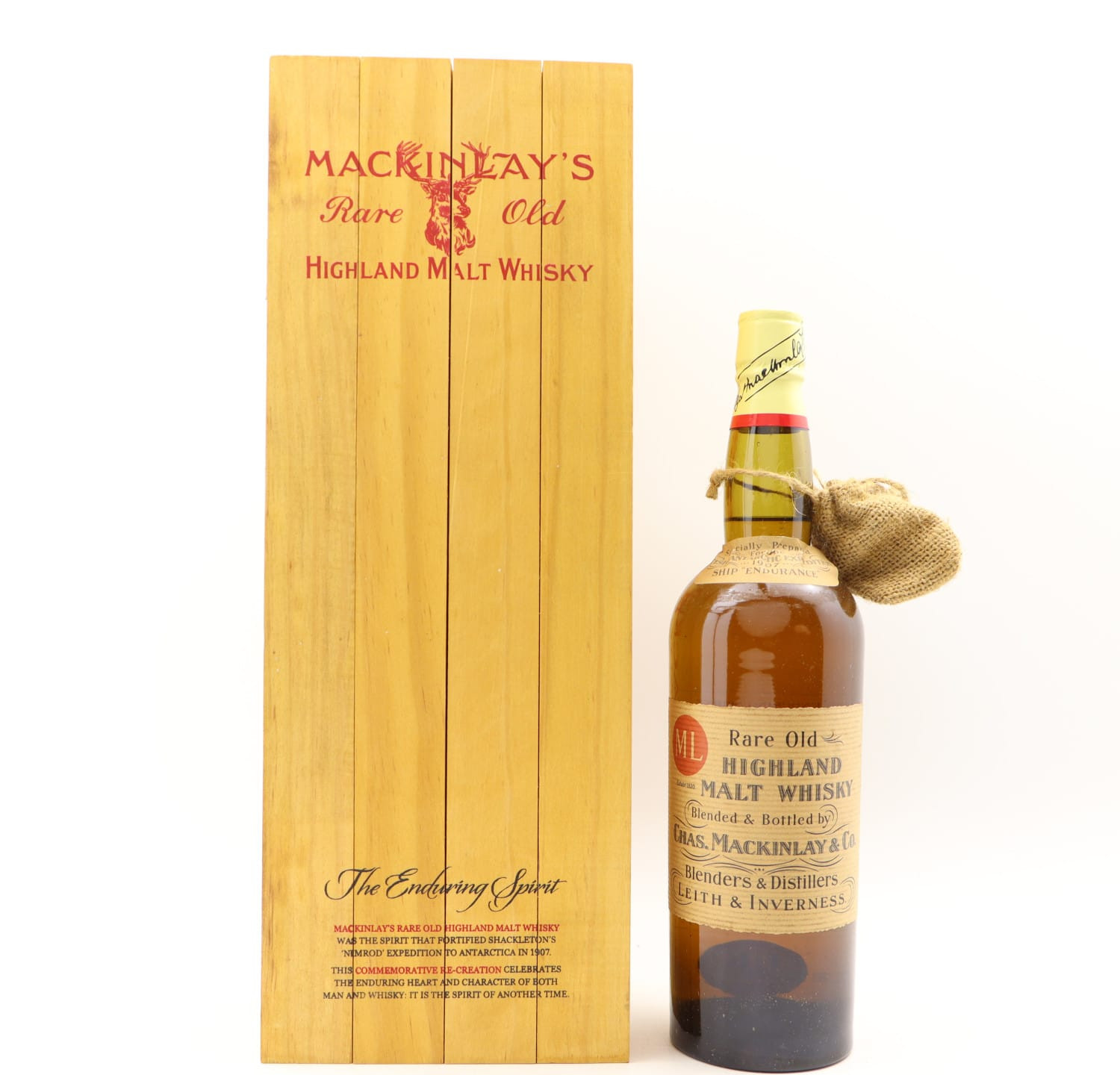 Mackinlay’s Shackleton Replica 1st Edition Whisky
