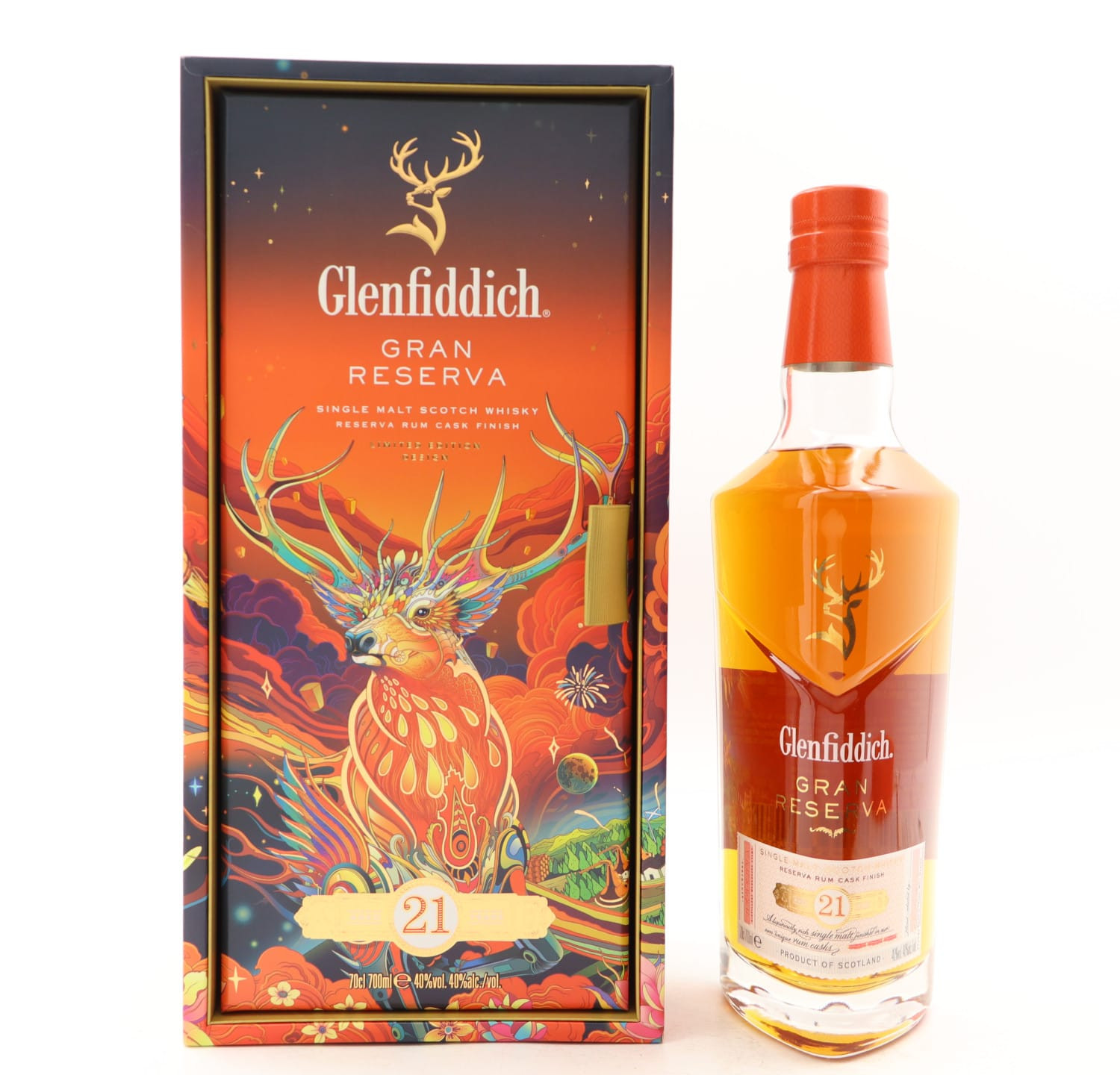 Glenfiddich 21 Year Old Gran Reserva Lunar New Year 2022 Limited Edition 70cl 40% Whisky 