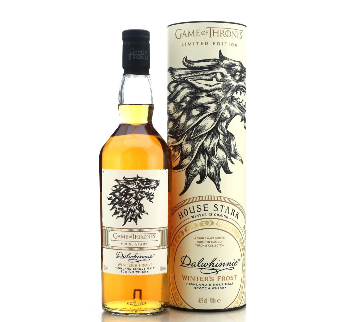 Dalwhinnie Winter's Frost Game of Thrones - House Stark – whisky bottle