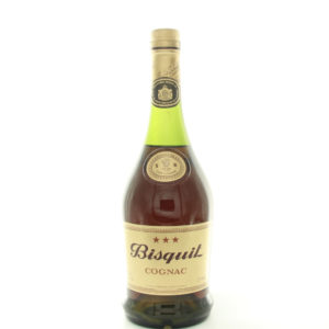 Bisquit 3 Star Cognac (1970s Bottling) – whisky bottle