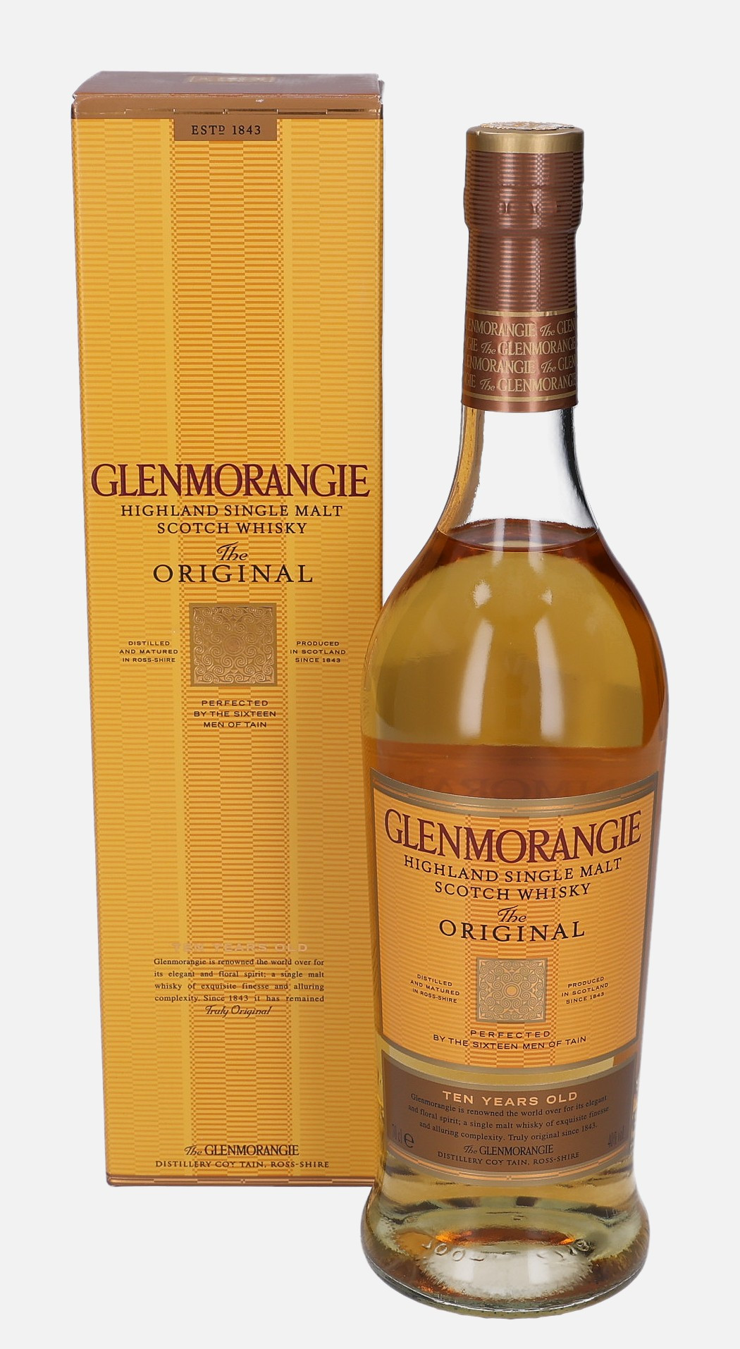 Glenmorangie The Original, Original Bottling 10 years old 40% Vol, 700 ml Whisky