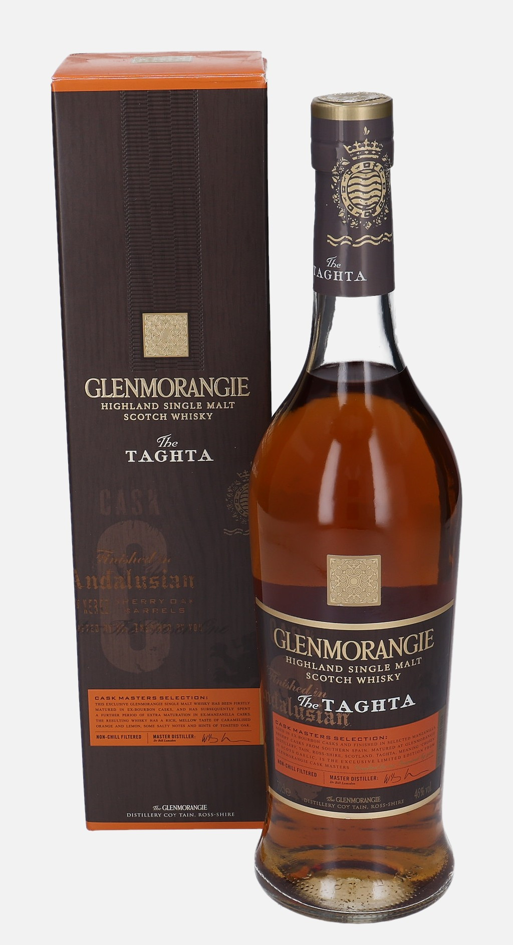Glenmorangie The Taghta, Original Bottling Matured in Ex-Bourbon Cask Finished in Manzanilla Sherry 46% Vol, 700 ml Whisky