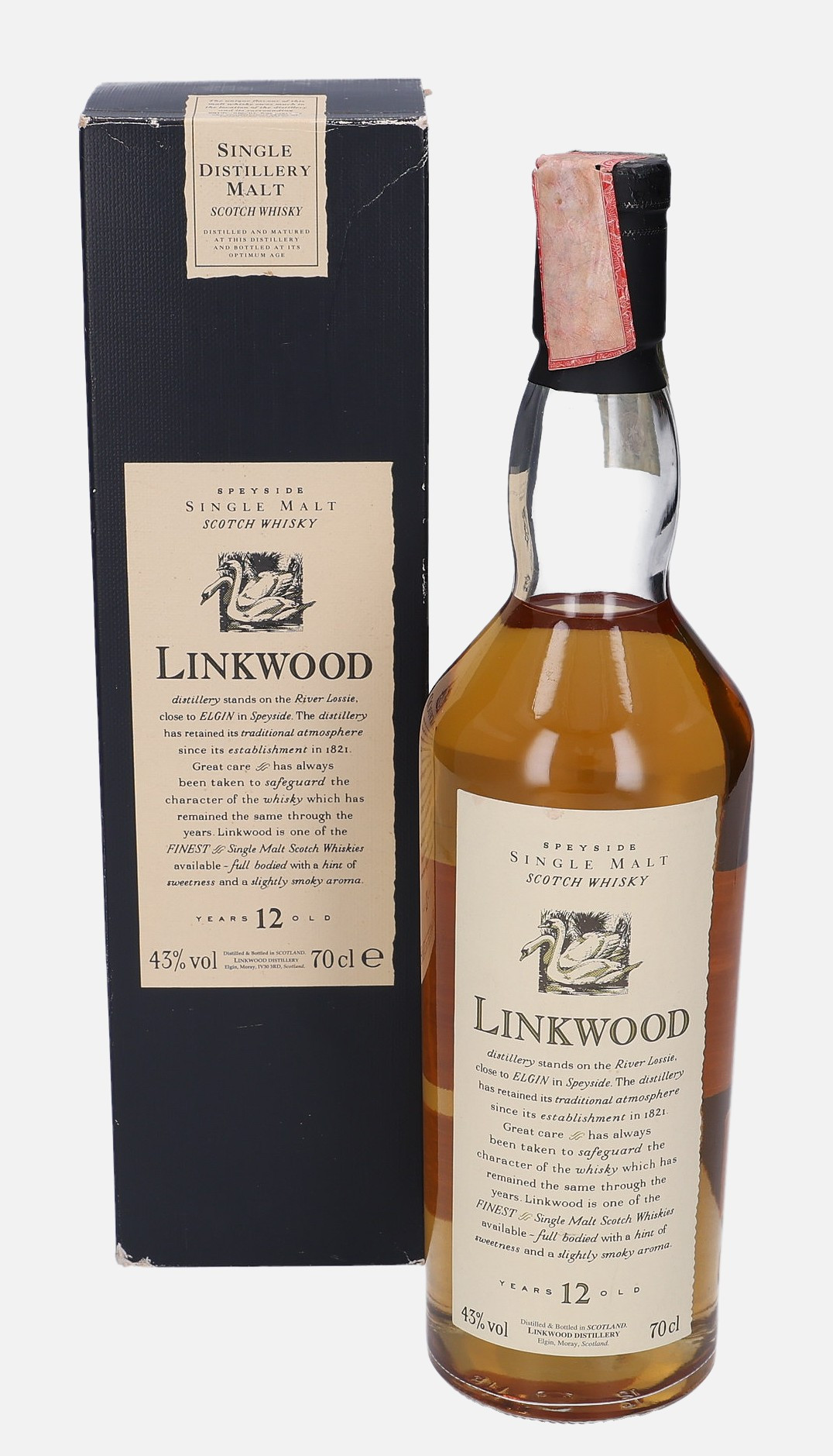 Linkwood Original Bottling 12 years old 43% Vol, 700 ml Whisky 