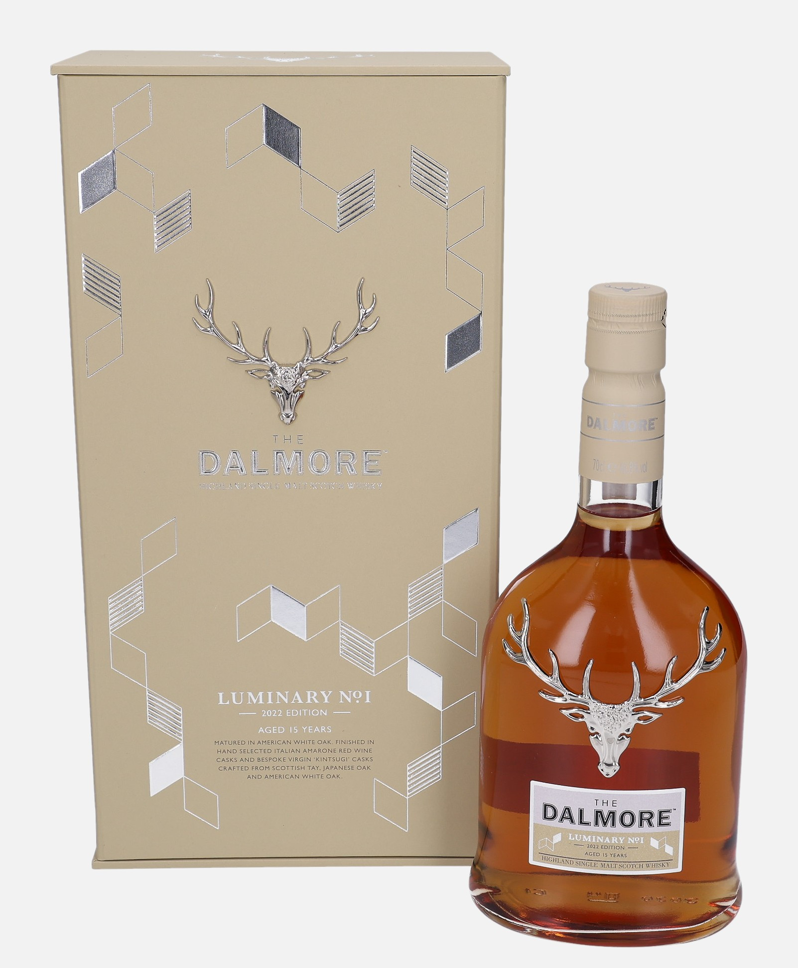Dalmore Luminary No.1, Original Bottling b. 2022 15 years old 2022 Release Matured in American White Oak Finished in Amarone Red Wine 46.8% Vol, 700 ml Whisky