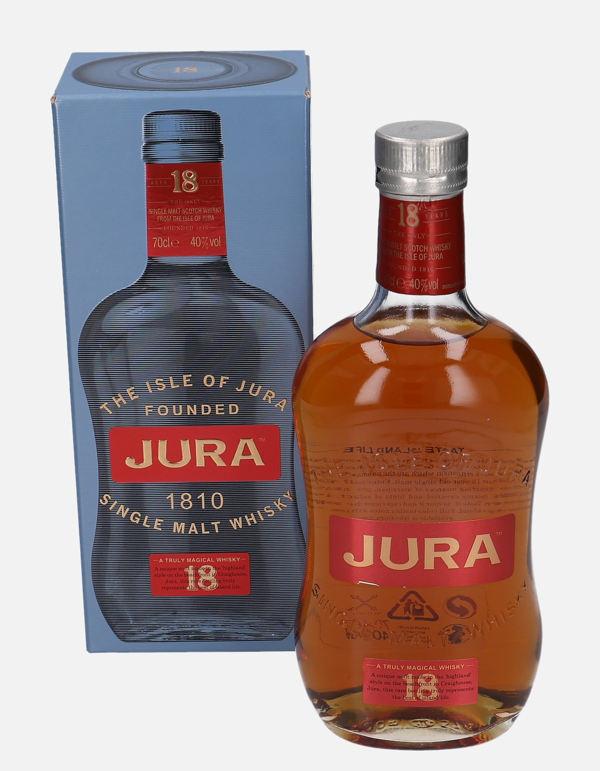 Isle of Jura Original Bottling 18 years old 40% Vol, 700 ml Whisky 