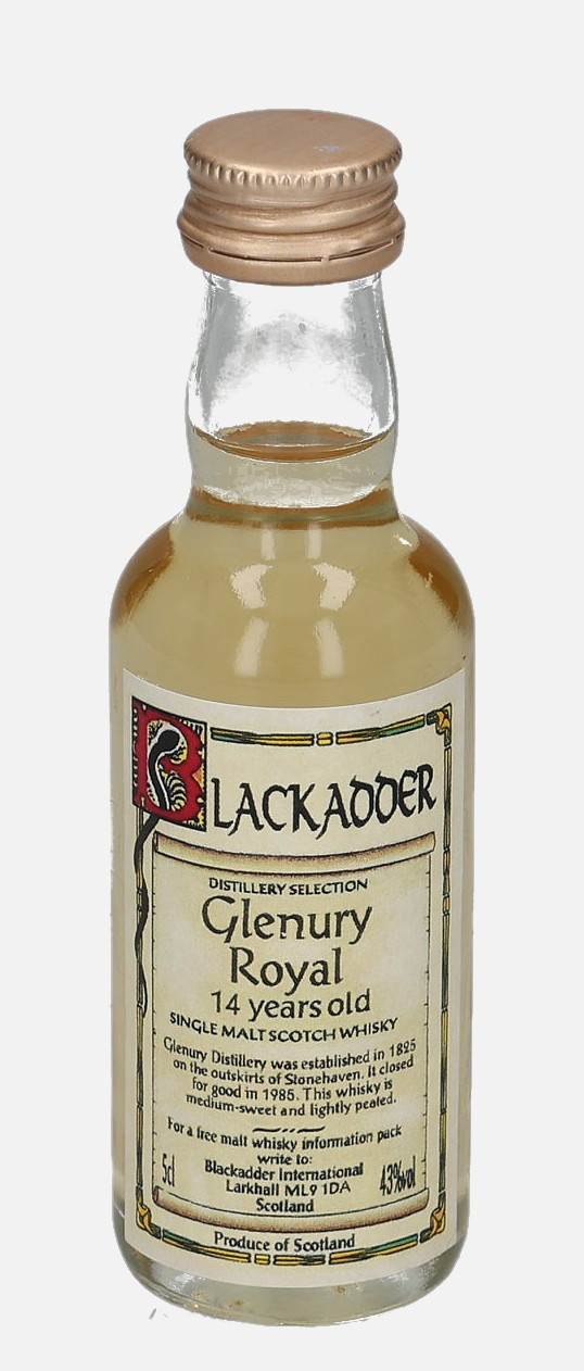 Glenury Royal Blackadder International 14 years old 43% Vol, 50 ml Whisky
