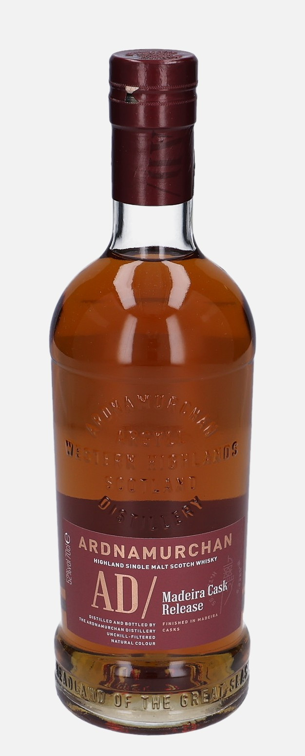 Ardnamurchan Original Bottling AD/ Madeira Cask Release Finished in Madeira Cask 52% Vol, 700 ml Whisky 