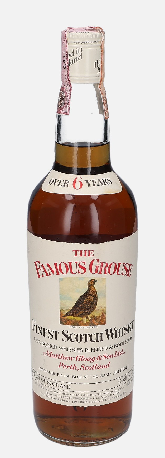 Famous Grouse 6 years old 43% Vol, 750 ml Whisky