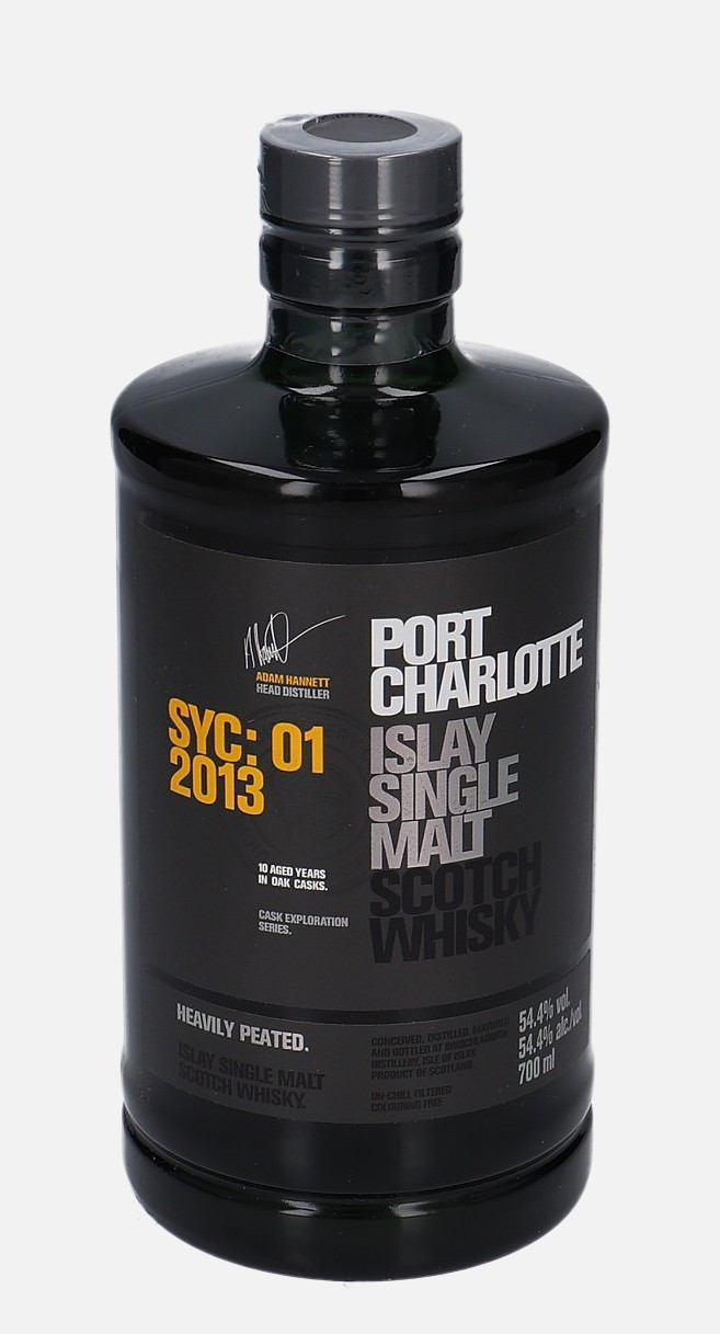 Bruichladdich Port Charlotte, Original Bottling 10 years old SYC: 01 2013 54.4% Vol, 700 ml Whisky