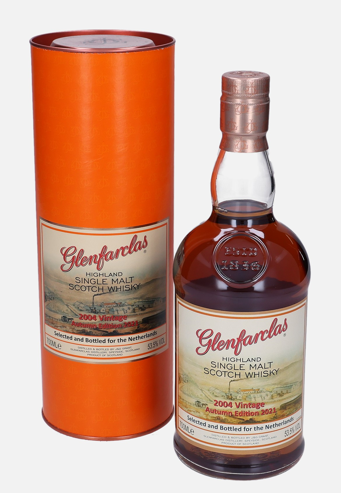 Glenfarclas Original Bottling d. 2004, b. Autumn 2021 Matured in Sherry Cask 53.5% Vol, 700 ml Whisky