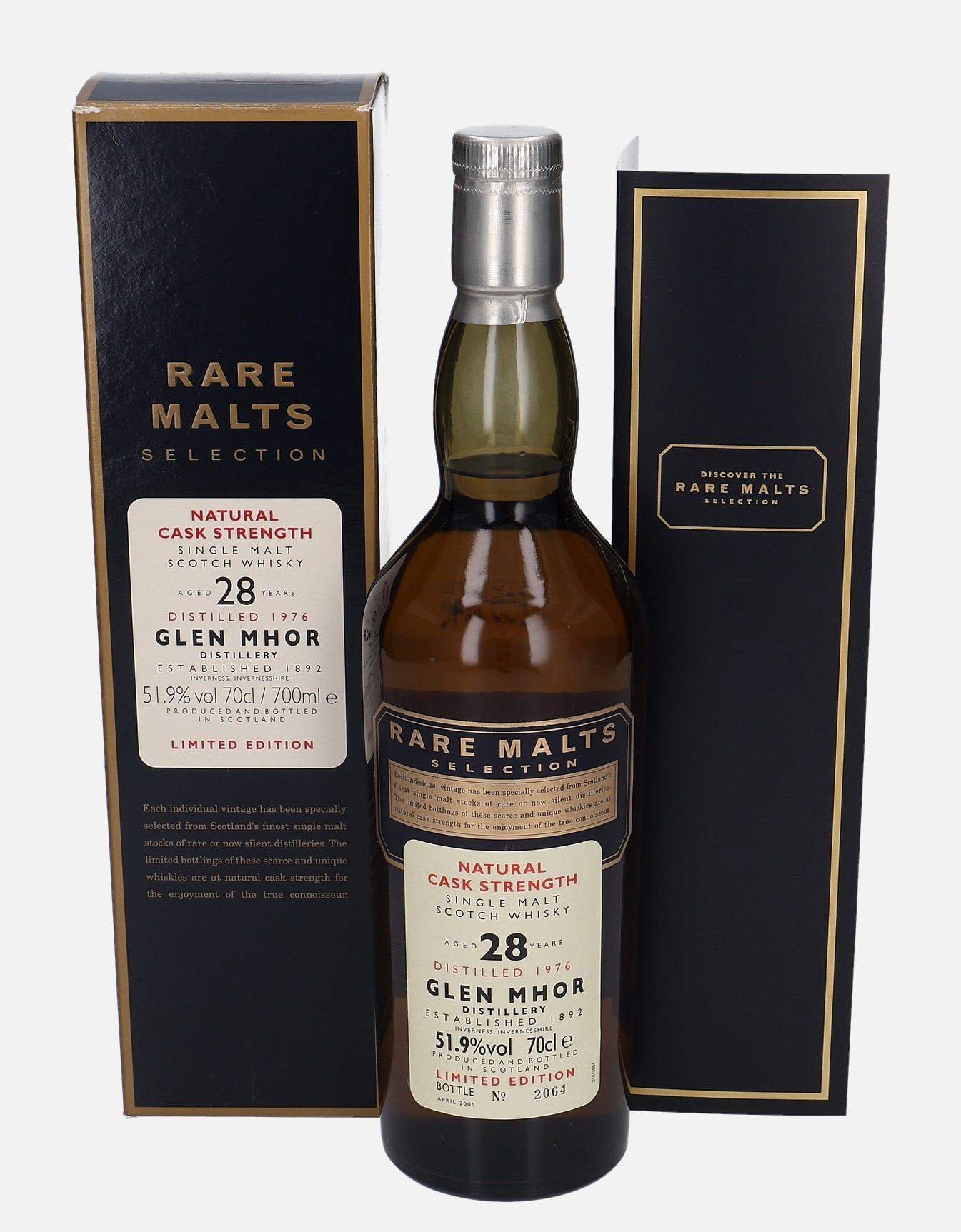 Glen Mhor Original Bottling d. 1976, b. April 2005 28 years old 51.9% Vol, 700 ml Whisky 