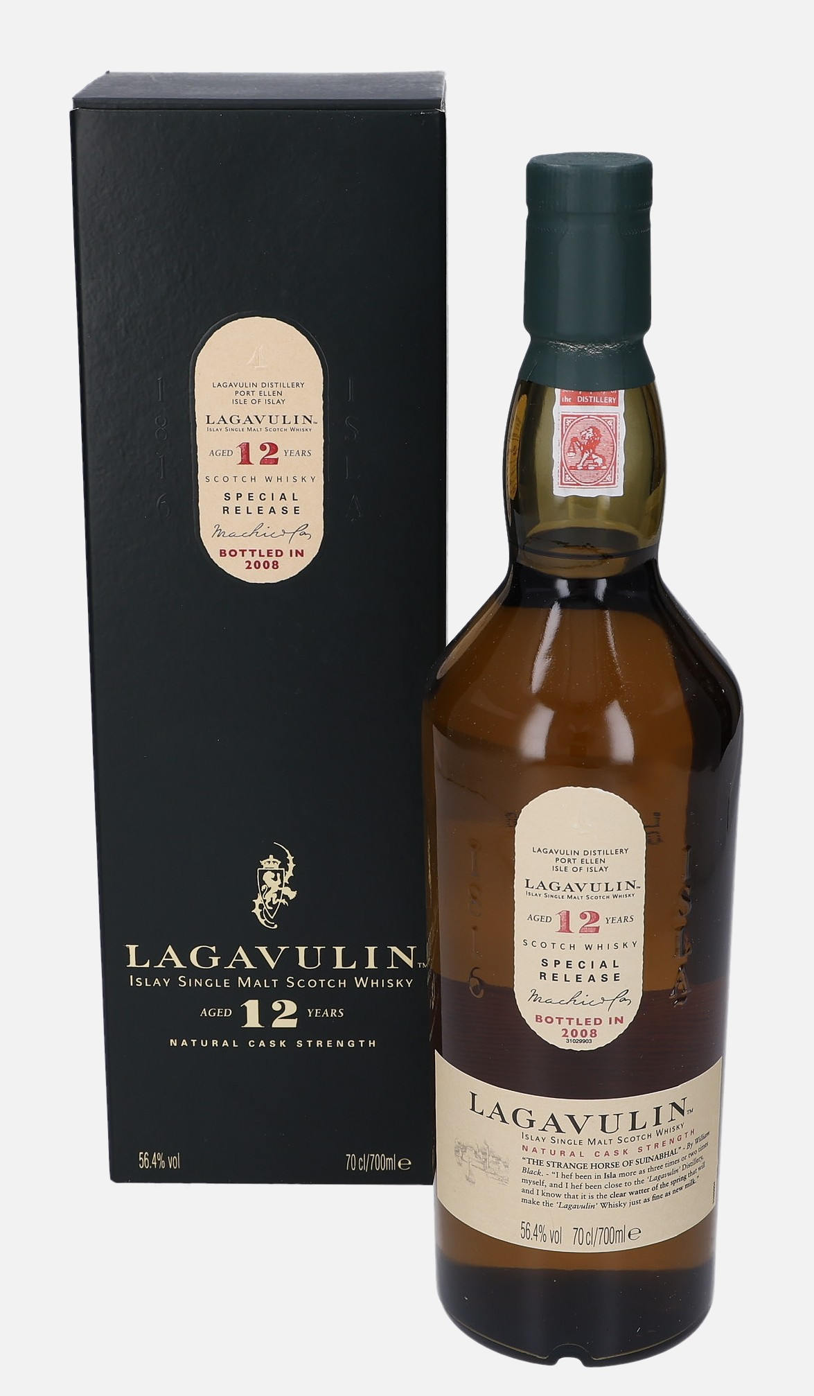 Lagavulin Original Bottling b. 2008 12 years old 56.4% Vol, 700 ml Whisky 