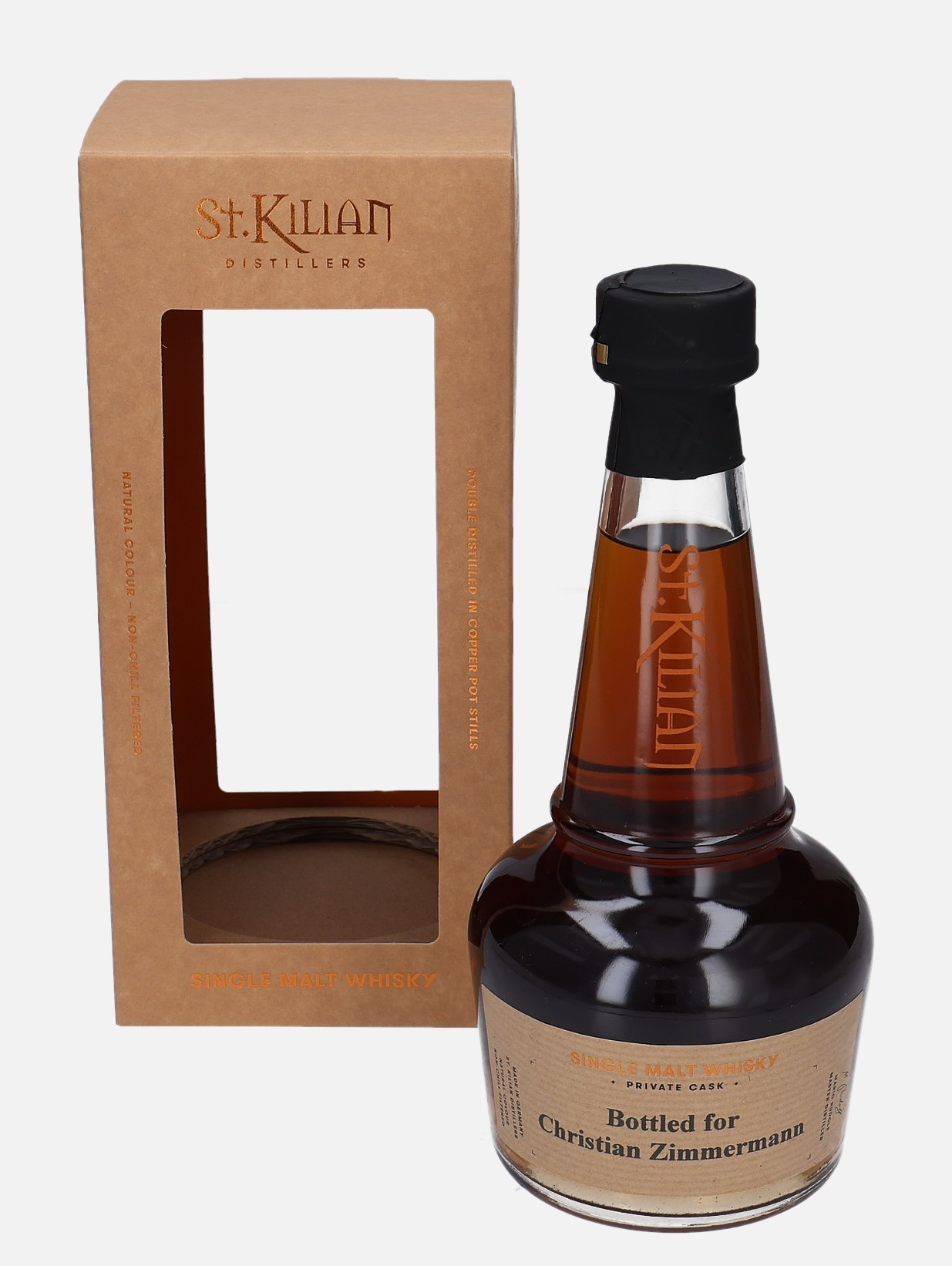 St. Kilian Distillers Original Bottling d. 7.3.2018, b. 15.6.2021 cask no. 2114 Los No.210615 Matured in Ruby Port Cask 58% Vol, 500 ml Whisky 