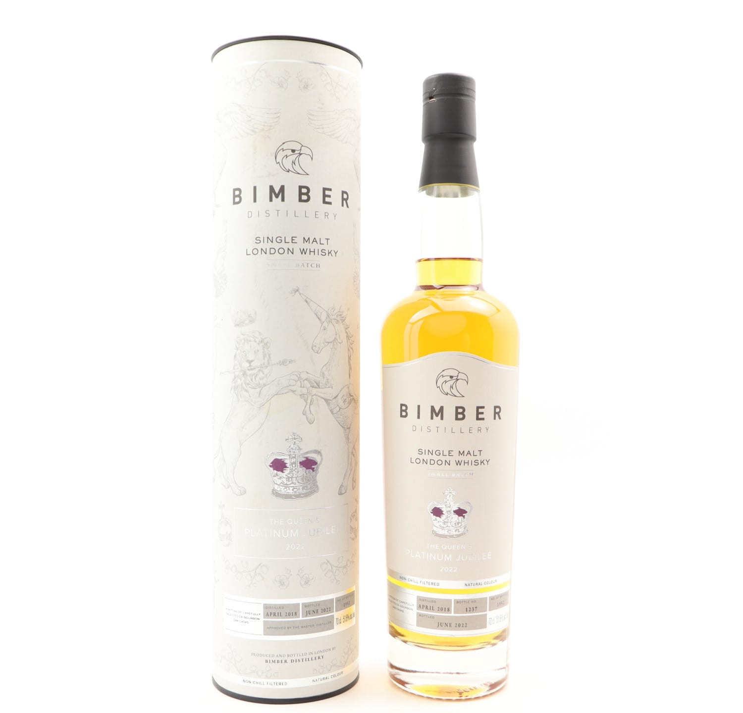 Bimber 2018 The Queen’s Platinum Jubilee 2022 Whisky