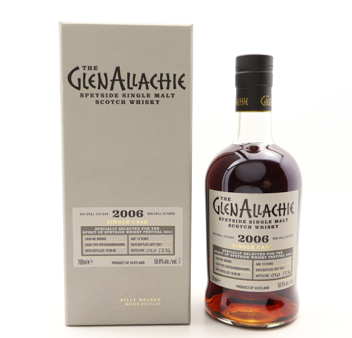 Glenallachie 2006 15 Year Old Single Cask #806906 For The Spirit of Speyside Whisky Festival 2021 Whisky