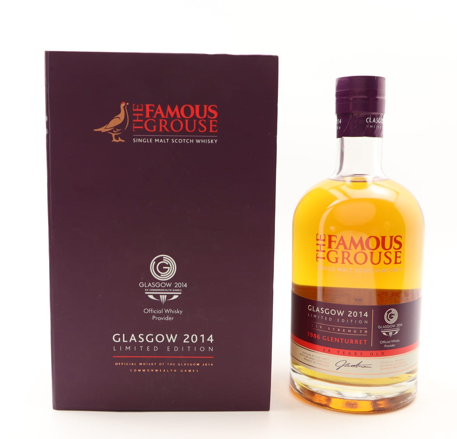 Glenturret 1986 Commonwealth Games Glasgow 2014 Whisky 
