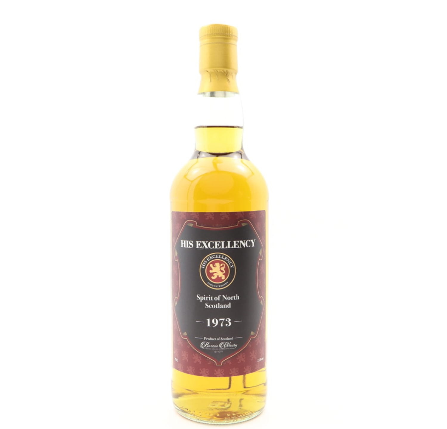 His Excellency 1973 Spirit Of North Scotland Whisky 
