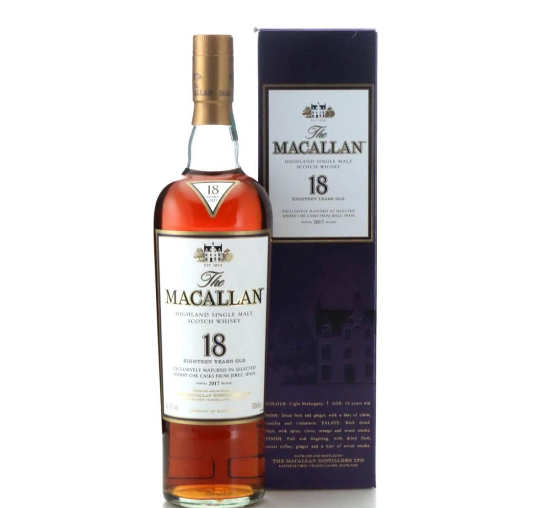 Macallan 18 Year Old Annual 2017 Release Whisky