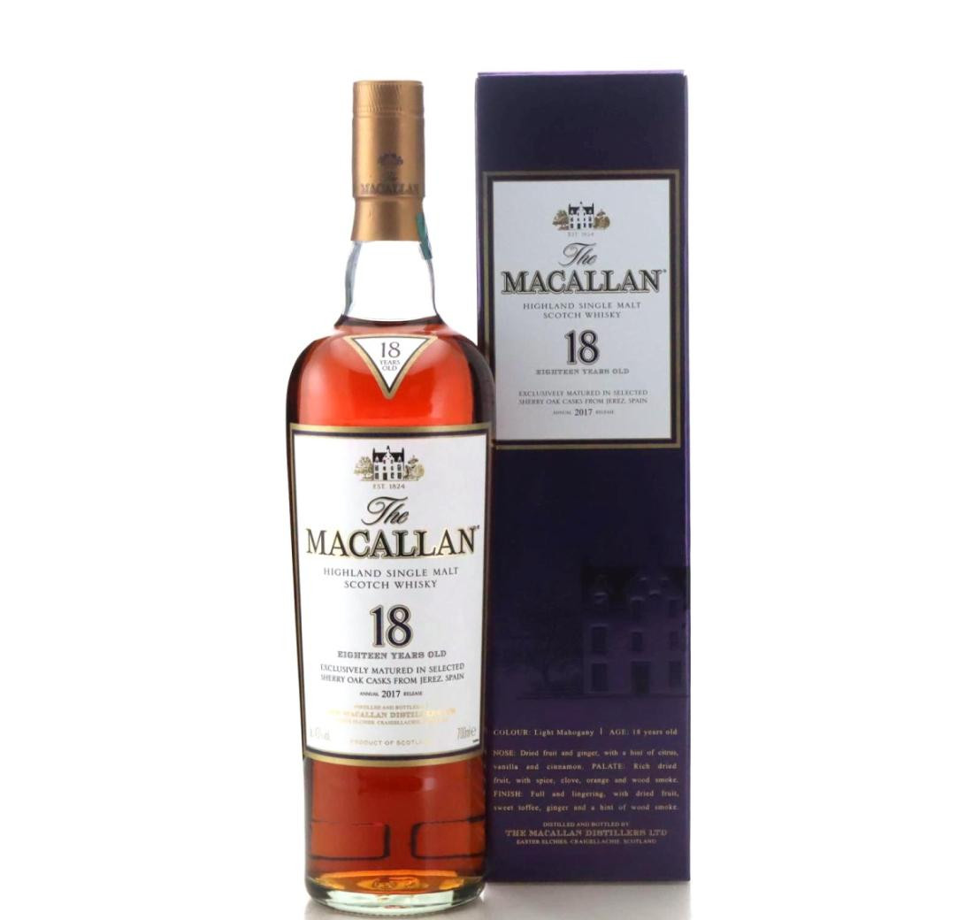 Macallan 18 Year Old Annual 2017 Release Whisky