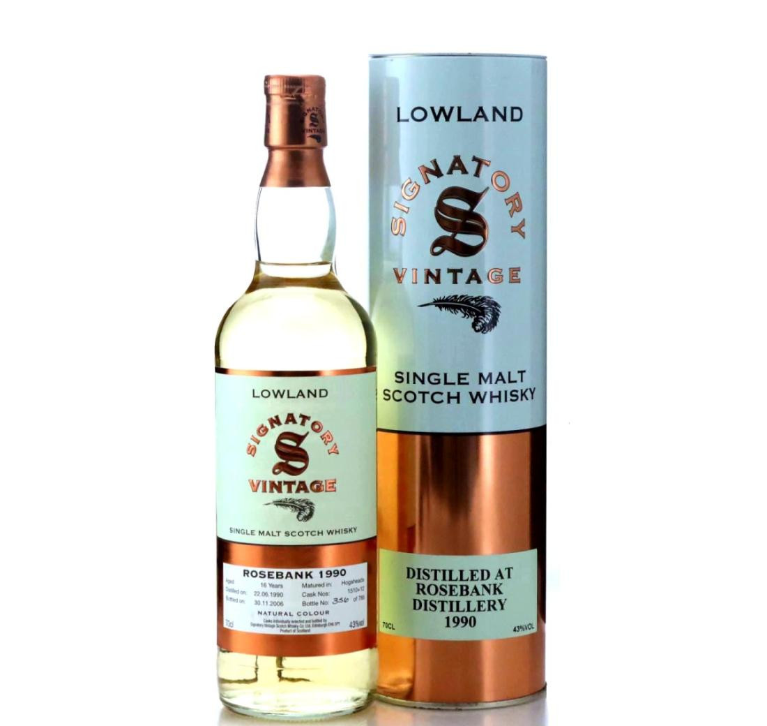 Rosebank 1990 16 Year Old Whisky 