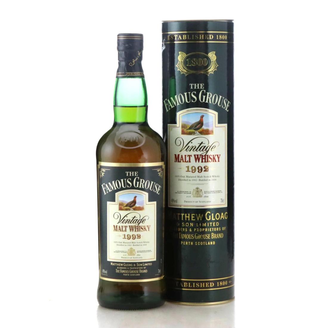 Famous Grouse 1992 Vintage Malt Whisky 