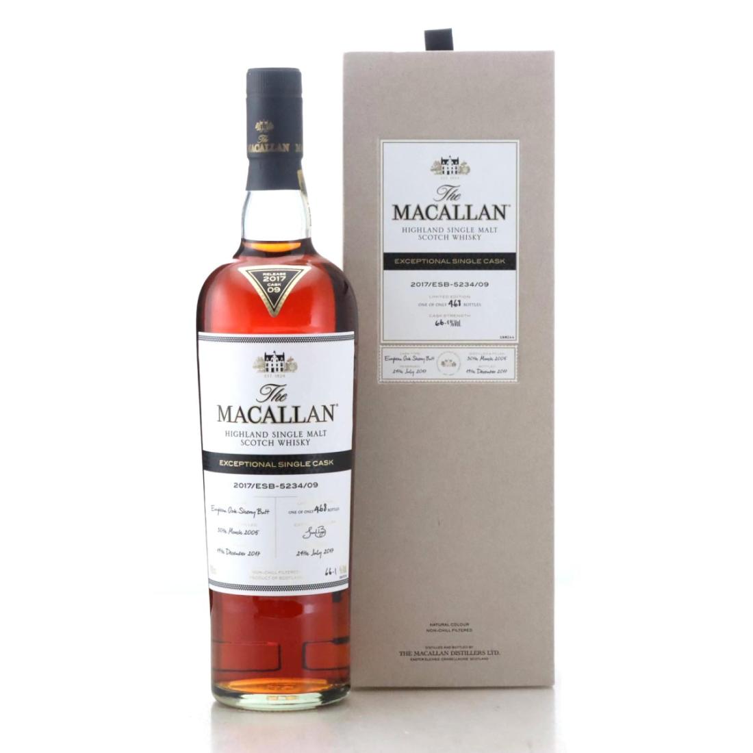 Macallan 2005 Exceptional Single Cask 2017/ESB-5234/09 Whisky