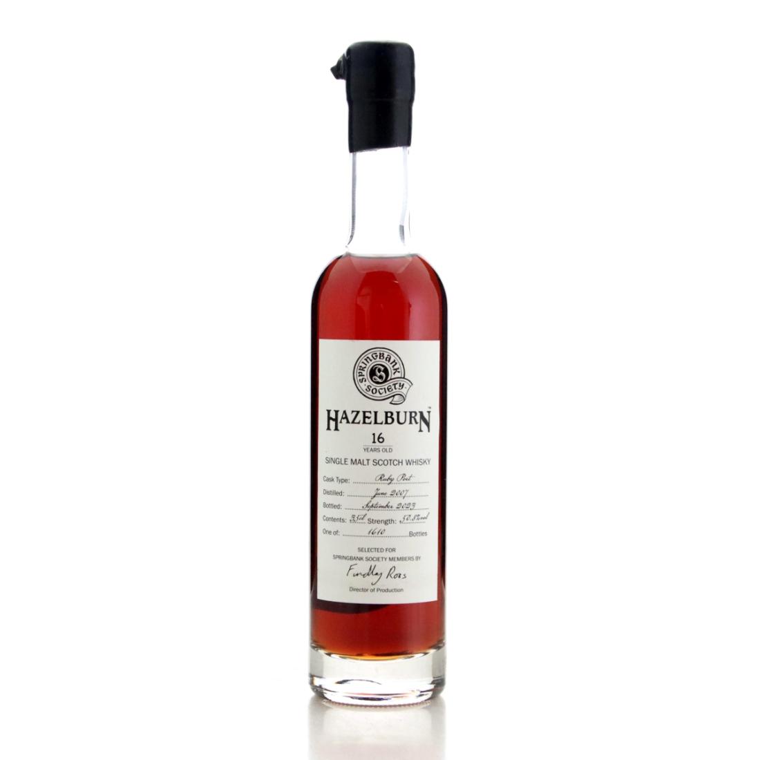 Hazelburn 2007 Springbank Society 16 Year Old Whisky 