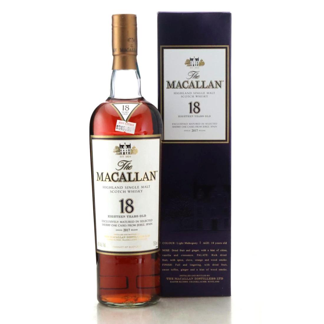 Macallan 18 Year Old Annual 2017 Release Whisky 
