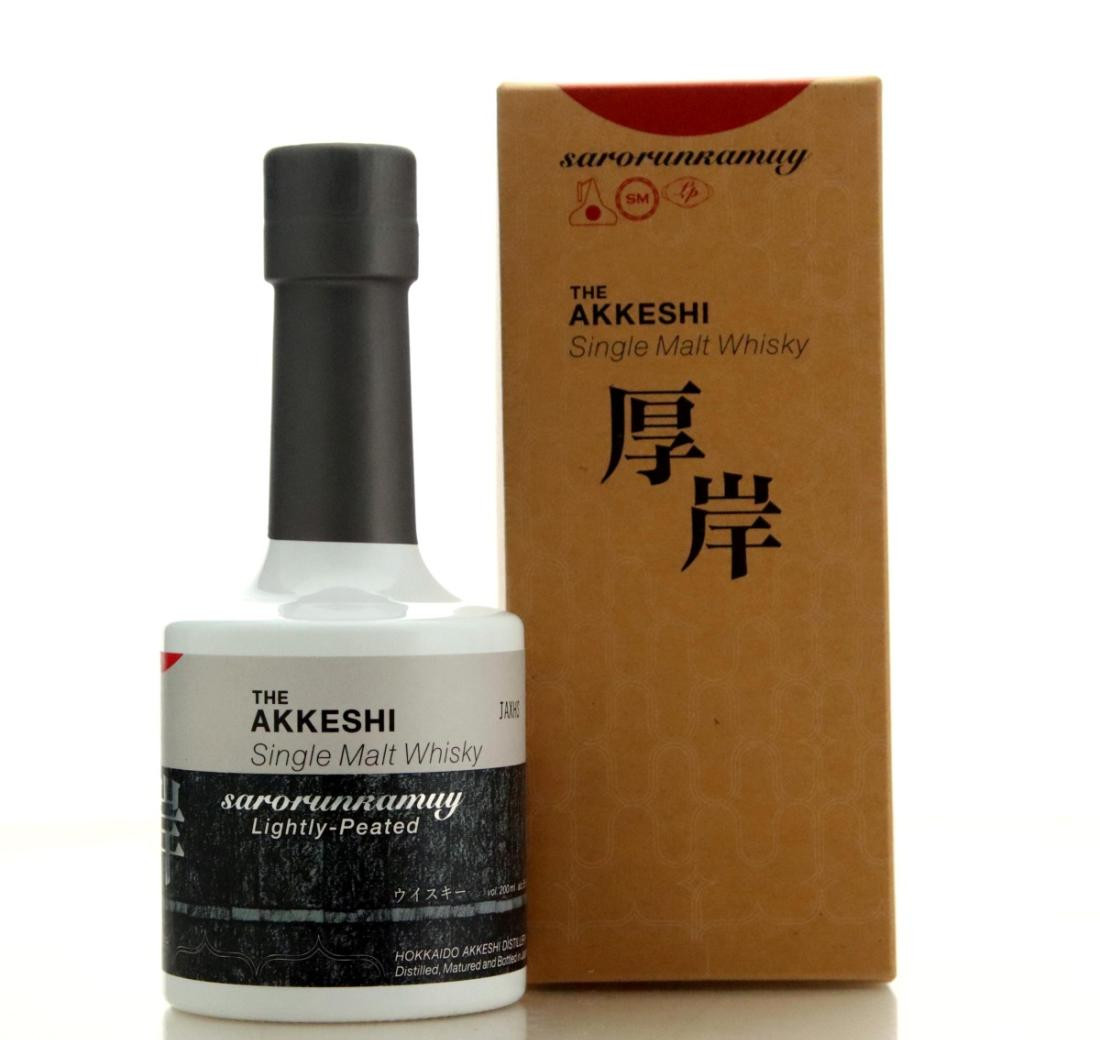 Akkeshi Sarorunkamuy Lightly-Peated – whisky bottle