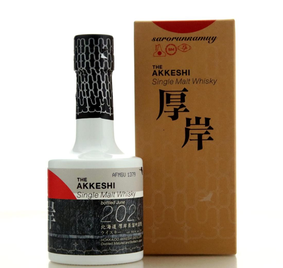 Akkeshi Sarorunkamuy Lightly-Peated – whisky bottle