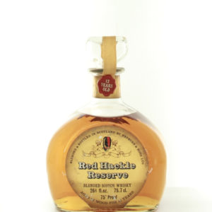 Red Hackle 12 year old Glass Decanter (1970s Bottling) – whisky bottle