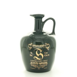 Springbank Campbeltown Malt (Green Ceramic Jug/One-Handled Decanter) – whisky bottle
