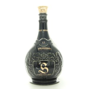 Springbank 15 Year Old Campbeltown Malt (Ceramic Decanter) – whisky bottle
