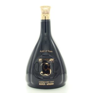 Springbank 15 Year Old Campbeltown Malt (Ceramic Decanter) – whisky bottle