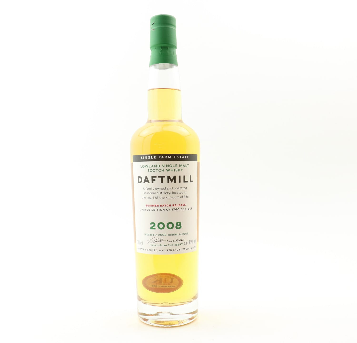 Daftmill 2008 Summer Batch Release Whisky