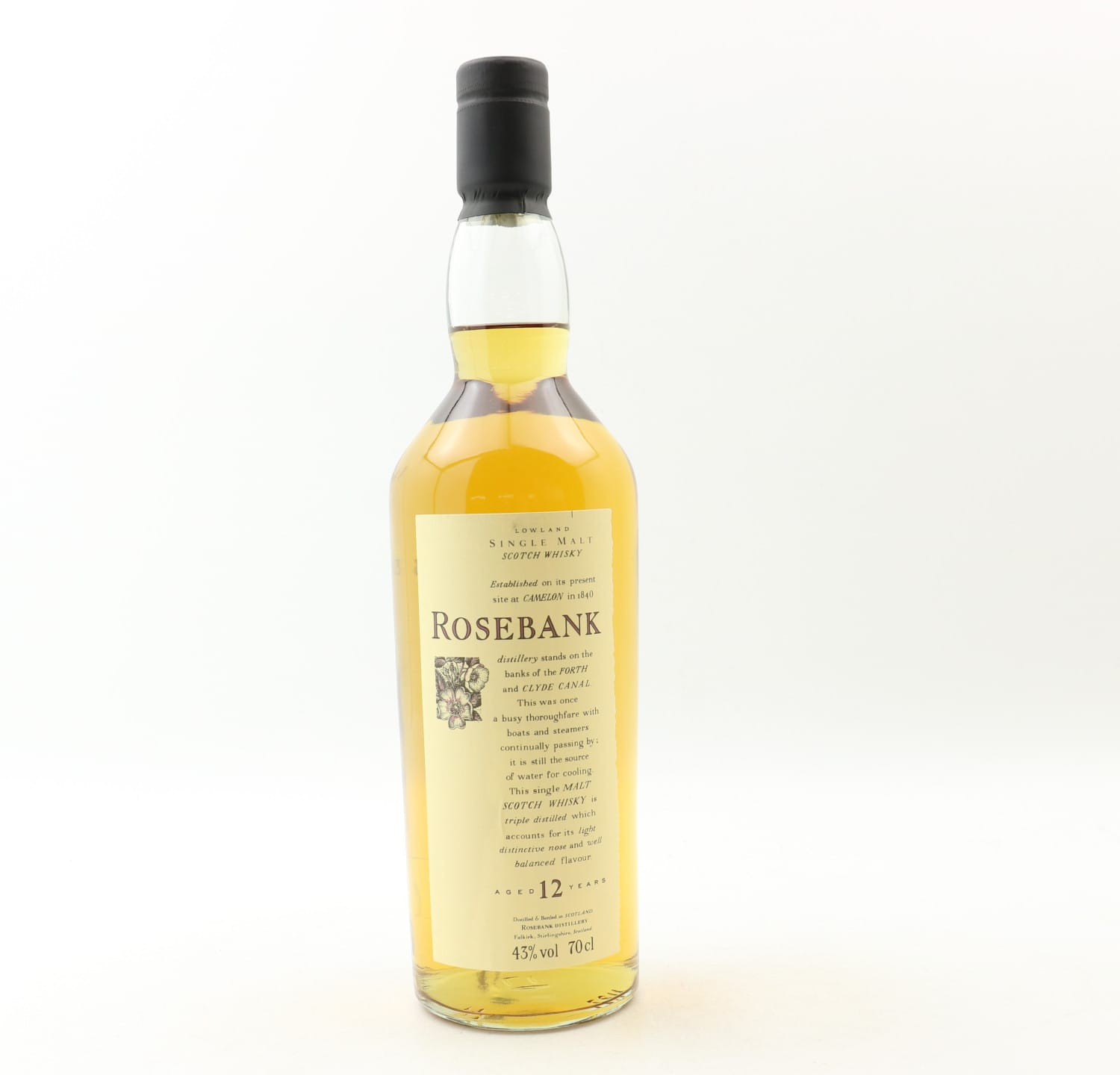 Flora & Fauna Rosebank 12 Year Old Whisky